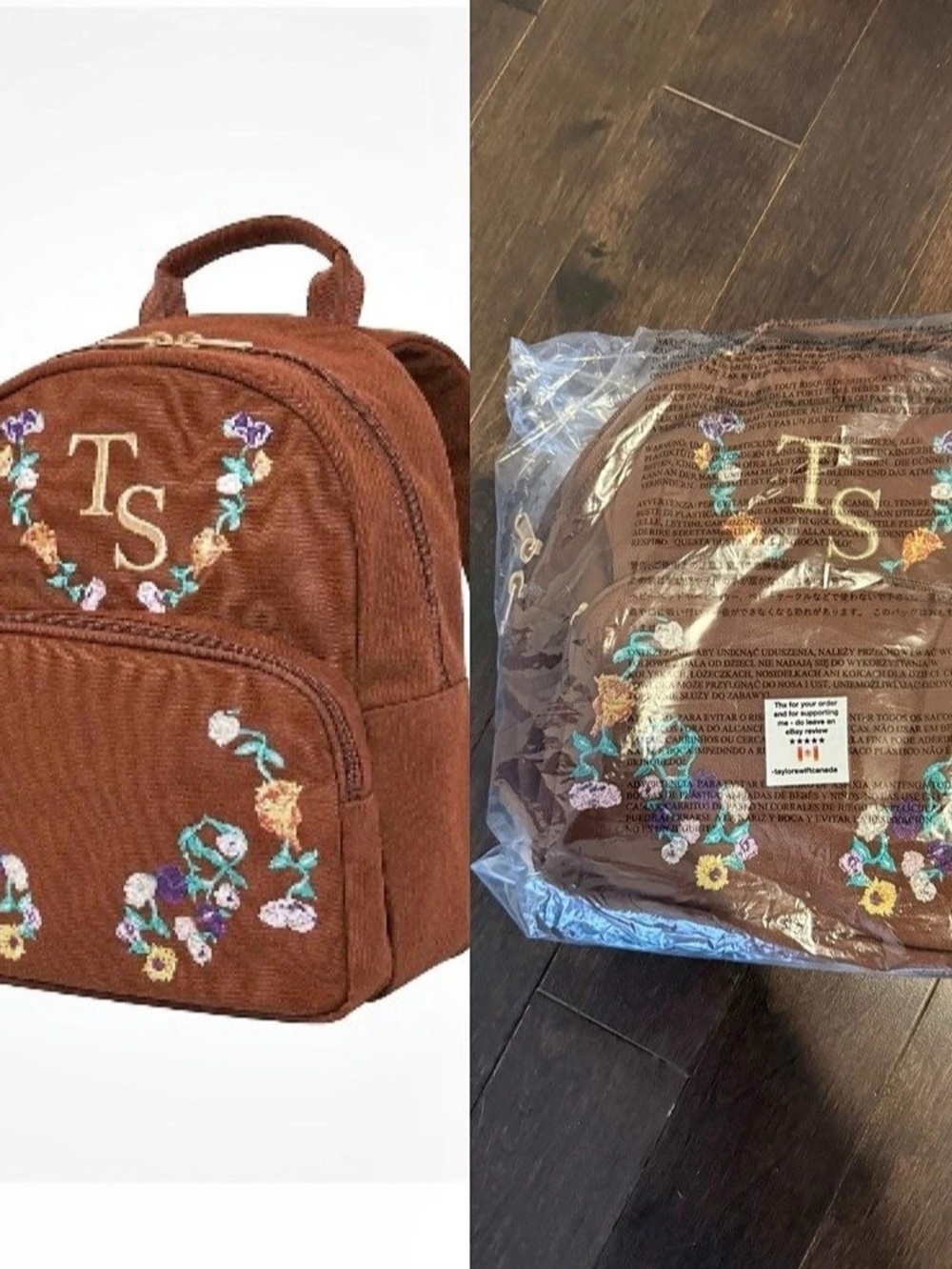 Taylor Swift Album Mini Backpack eras tour piano songs